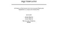 Latex Templates » Title Pages for Latex Template For Report