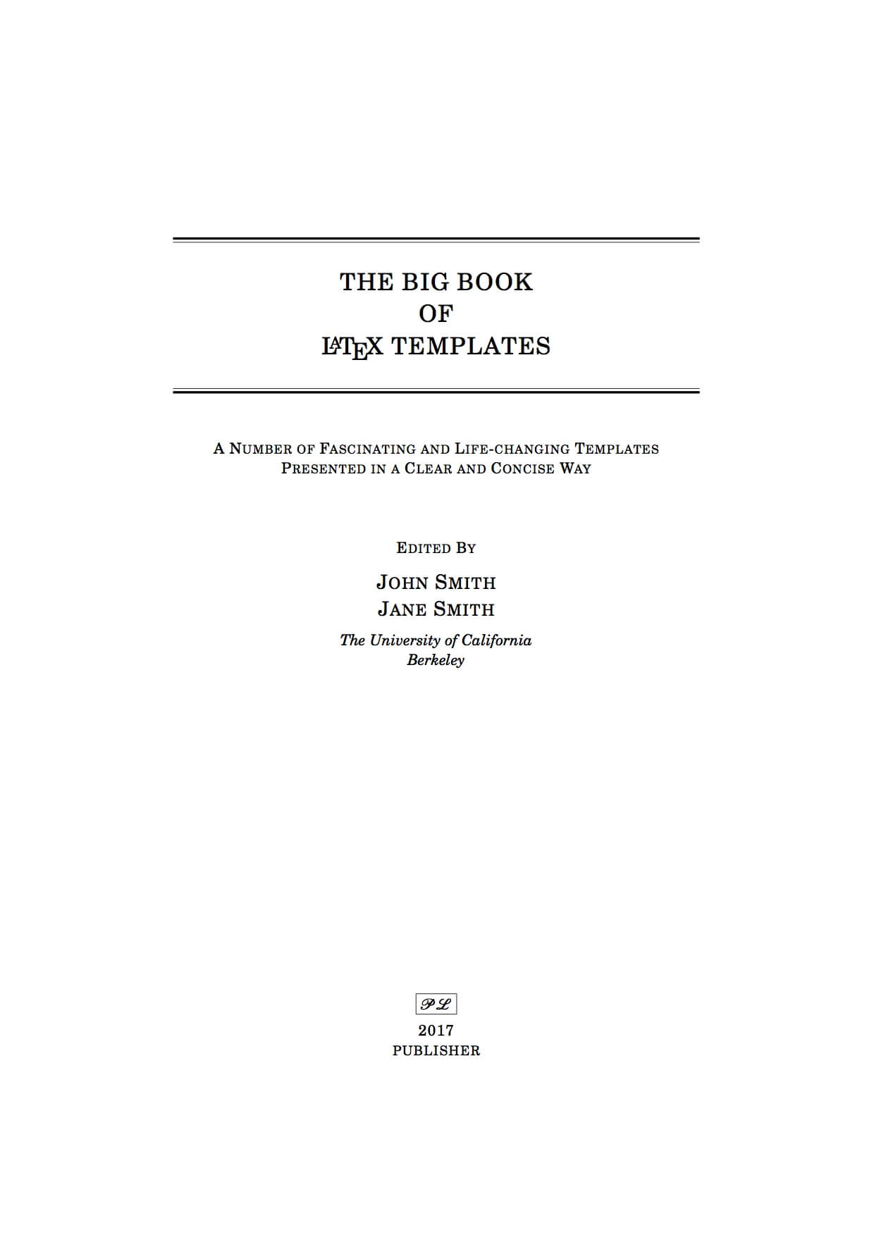 Latex Templates » Title Pages For Latex Template For Report
