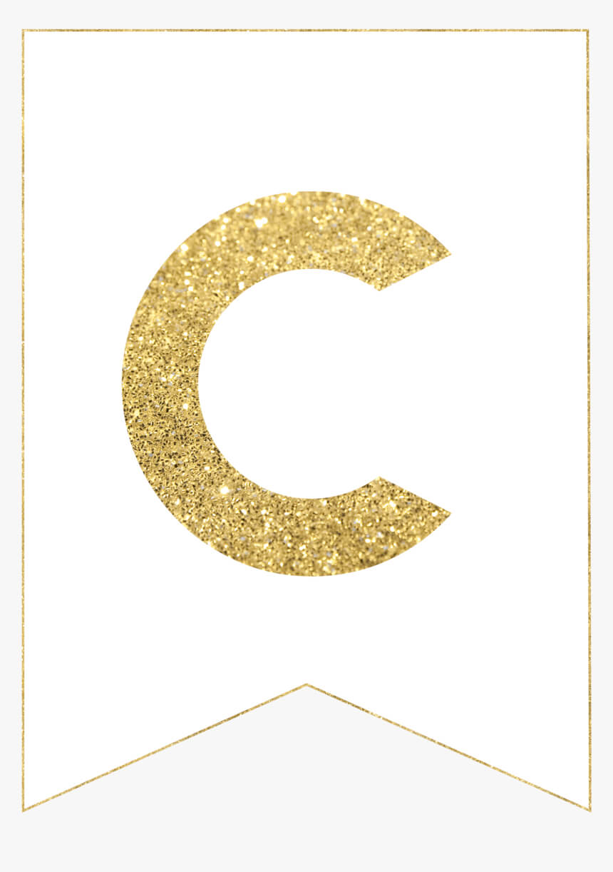 Letter Template For Banners – Gold Letter S Banner, Hd Png In Free Letter Templates For Banners
