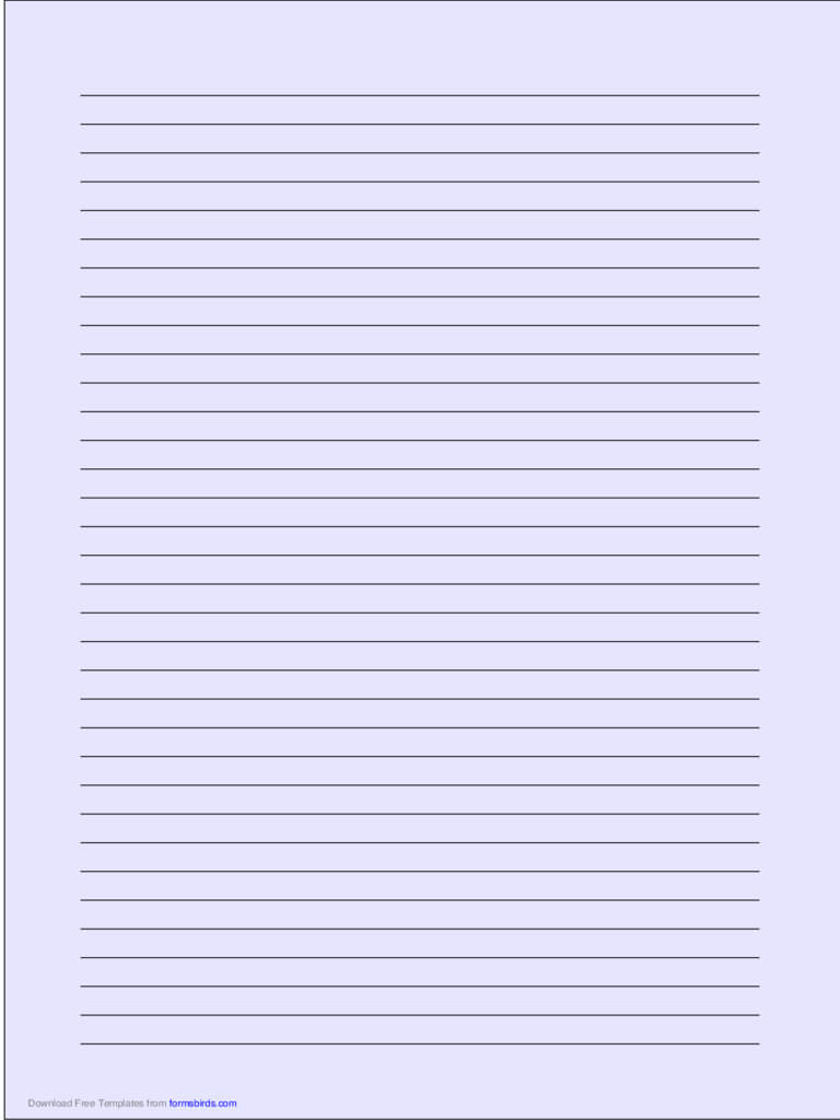 Lined Paper – 320 Free Templates In Pdf, Word, Excel Download Inside Ruled Paper Word Template