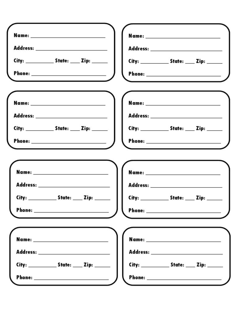 Luggage Tag Template - 1 Free Templates In Pdf, Word, Excel With Luggage Tag Template Word