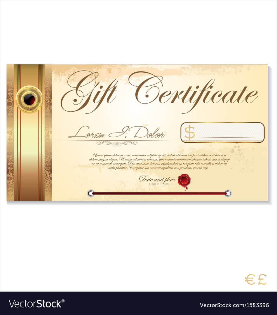 Luxury Gift Certificate Template With Gift Certificate Log Template