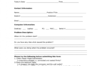 Maintenance Report Form Xls Sample Format Daily Machine Mis in Computer Maintenance Report Template
