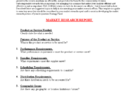 Market Research Report Format | Templates At throughout Market Research Report Template