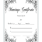 Marriage Certificate – Fill Online, Printable, Fillable Within Certificate Of Marriage Template