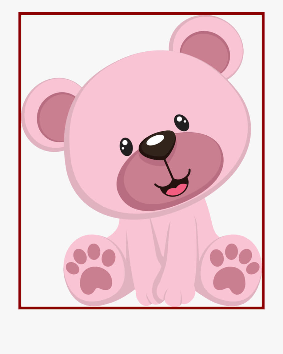 Marvelous Photoflavoli Minus Aplike Teddy Bear – Pink With Teddy Bear Pop Up Card Template Free