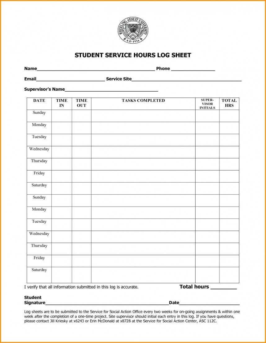 Marvelous Volunteer Hours Log Template Ideas Free Hour Pertaining To Volunteer Report Template