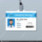 Medical Id Card Template | Doctor Id Card Template. Medical Inside Personal Identification Card Template
