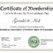 Membership Certificate Sample – Hallo2 In Life Membership Certificate Templates