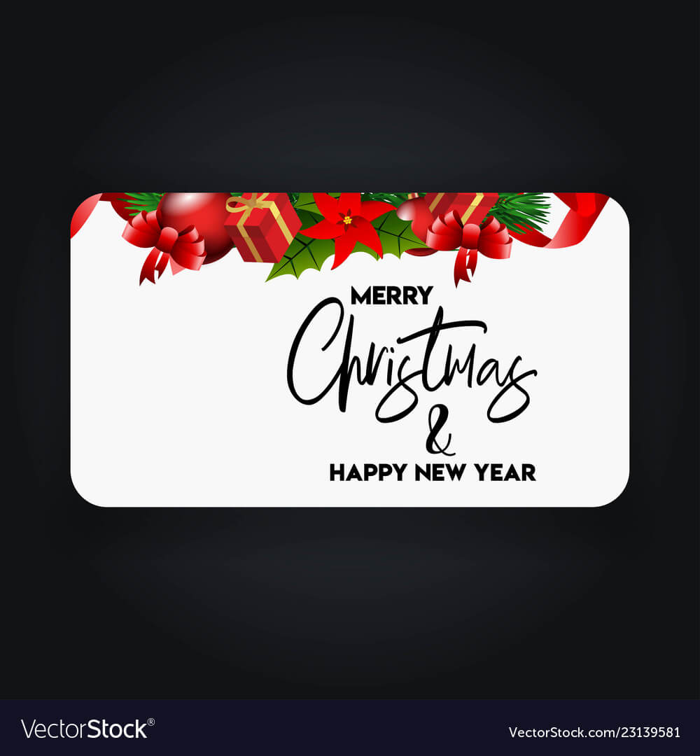 Merry Christmas 2019 Banner Template Within Merry Christmas Banner Template