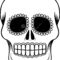 Mexican Sugar Skull Template Stock Vector – Illustration Of Pertaining To Blank Sugar Skull Template