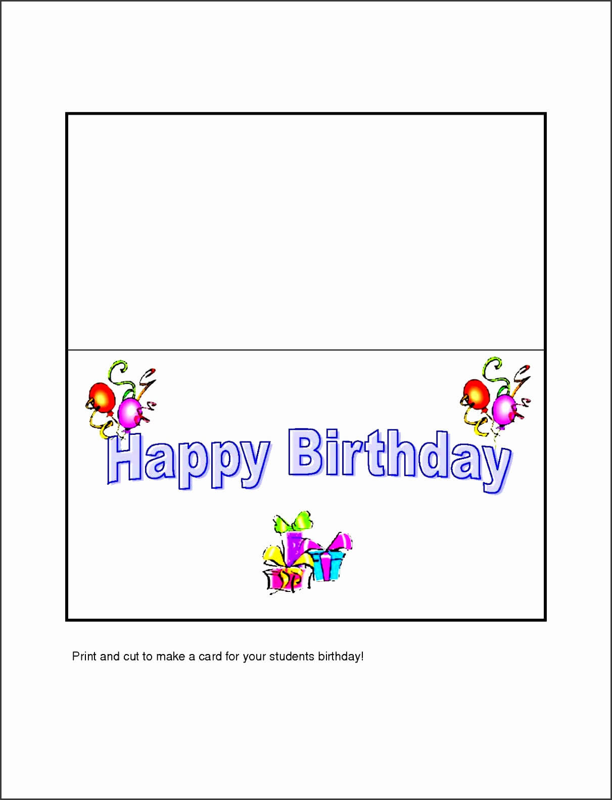 Microsoft Birthday Card Template Elegant Ms Word Happy Pertaining To Birthday Card Template Microsoft Word