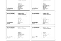 Microsoft Business Card Templates ] - Business Card inside Free Business Cards Templates For Word