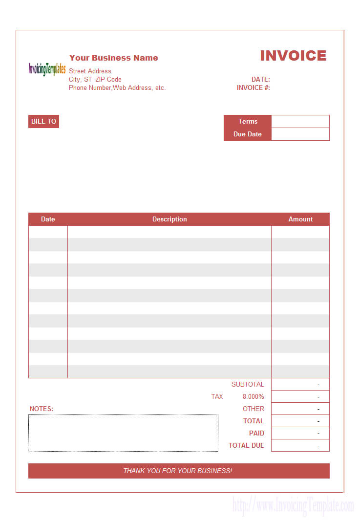 Microsoft Office Invoice Templates For Word – Bolan Within Microsoft Office Word Invoice Template