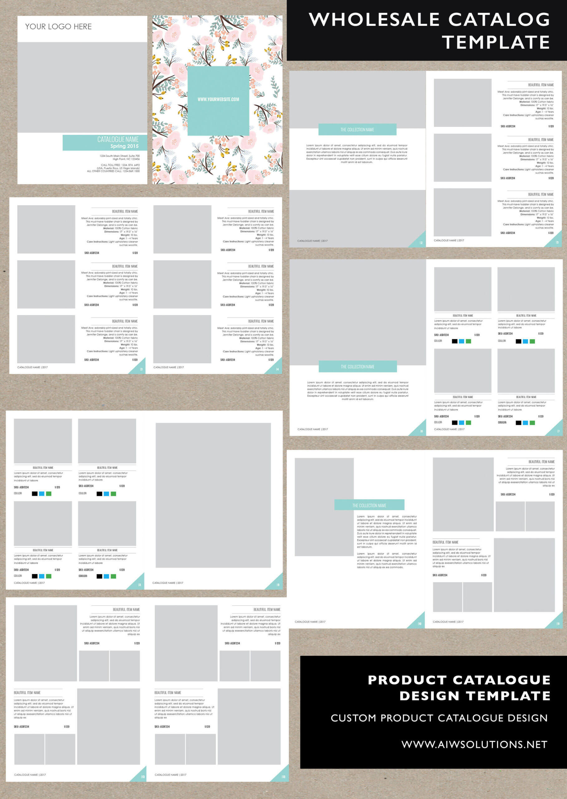Microsoft Word Catalog Template Fresh Wholesale Linesheet Intended For Catalogue Word Template