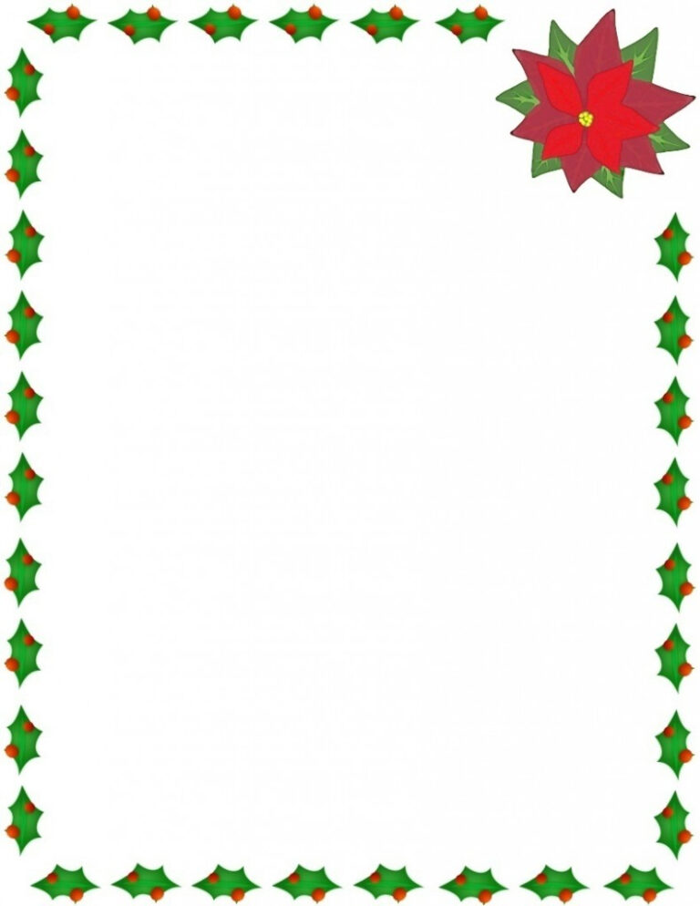 Microsoft Word Christmas Borders Free Download Best In Christmas