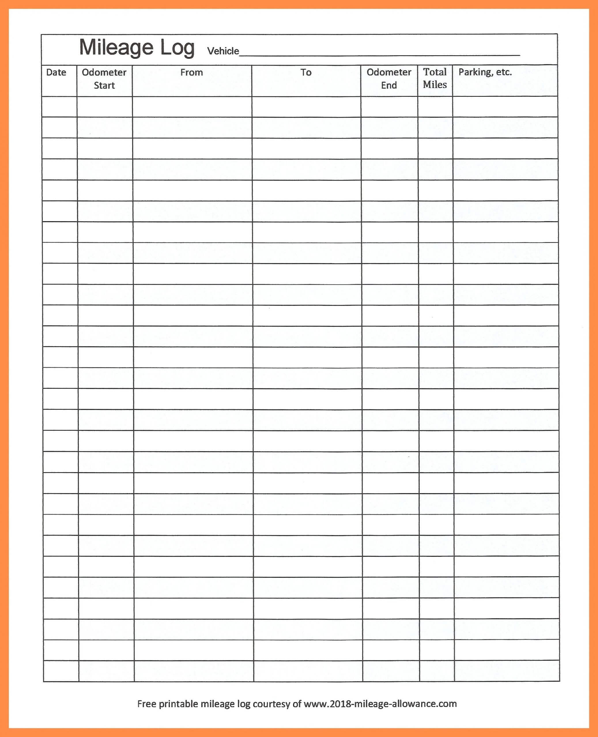 Mileage Tracker Spreadsheet Tracking Sheet Business Template For Mileage Report Template