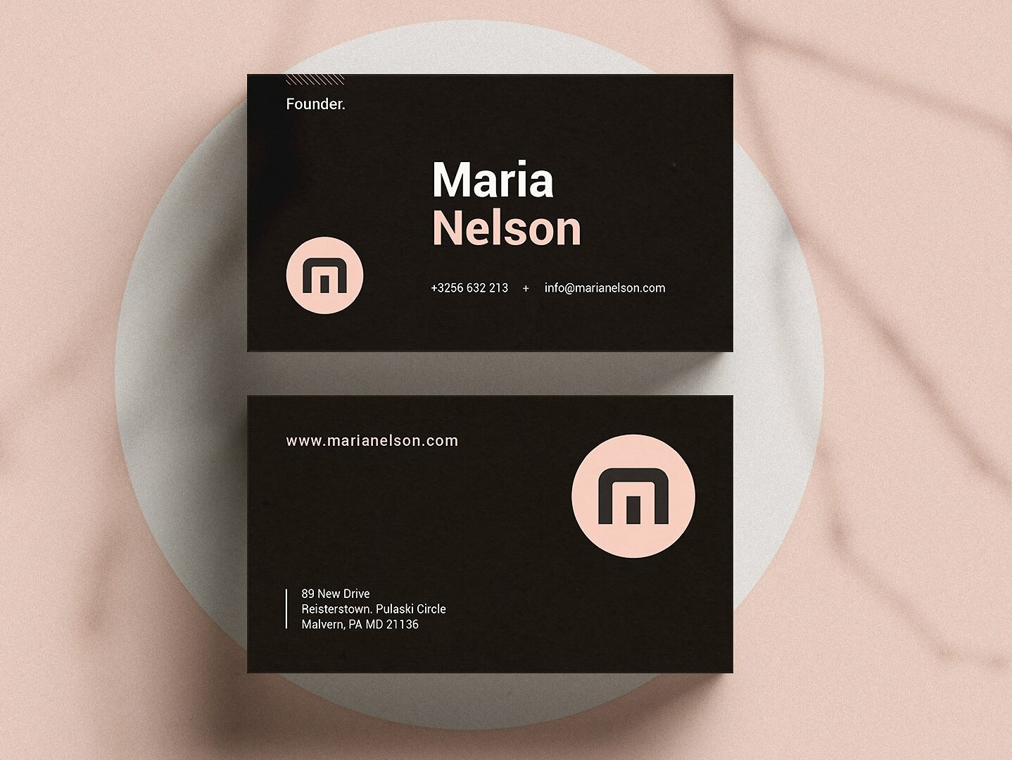 Modern Business Card | Ms Wordbusiness Cards On Dribbble Regarding Microsoft Office Business Card Template