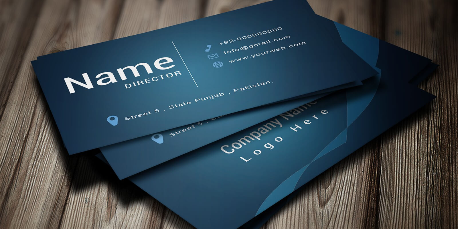 Modern Business Card Template Intended For Buisness Card Templates