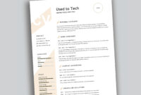 Modern Resume Template In Word Free - Used To Tech intended for How To Find A Resume Template On Word