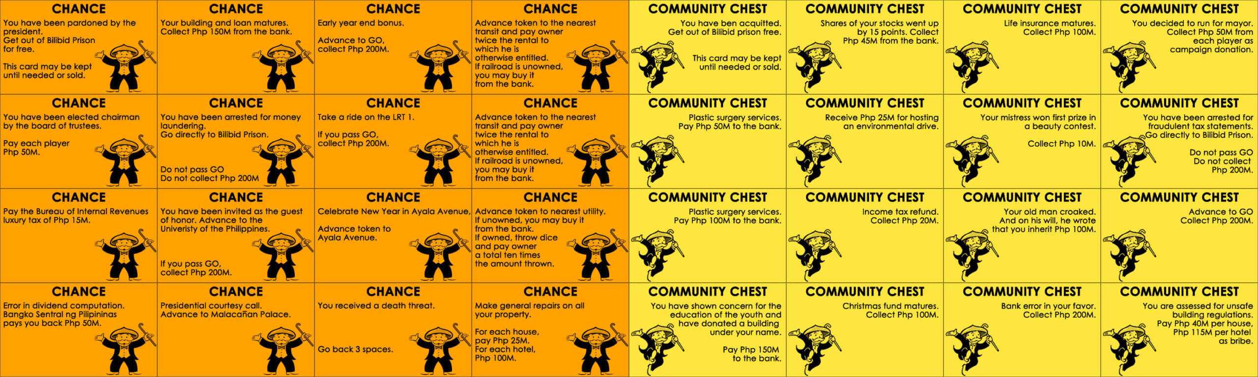 Monopoly Chance Cards Printable That Are Eloquent | Bates's With Monopoly Chance Cards Template