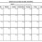 Month At A Glance Blank Calendar | Monthly Printable Calender with Month At A Glance Blank Calendar Template