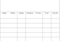 Monthly Blank Calendar Page inside Blank One Month Calendar Template