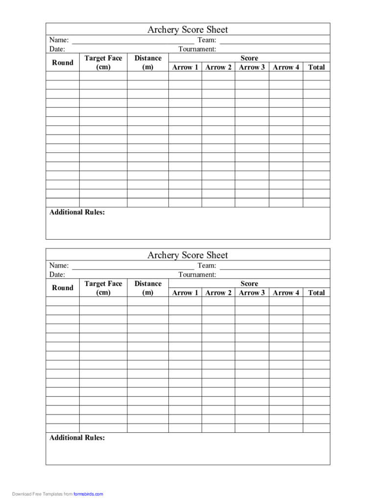 More Score Sheets – 35 Free Templates In Pdf, Word, Excel For Bridge Score Card Template