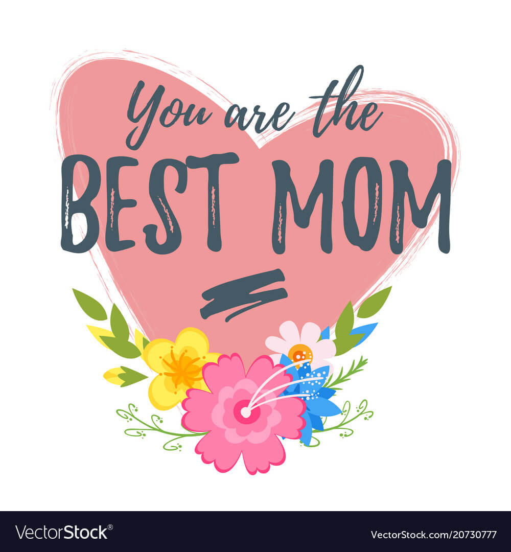 Mothers Day Greeting Card Template Regarding Mom Birthday Card Template