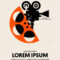 Movie And Film Festival Poster Template Design Modern Retro Vintage.. Inside Film Festival Brochure Template