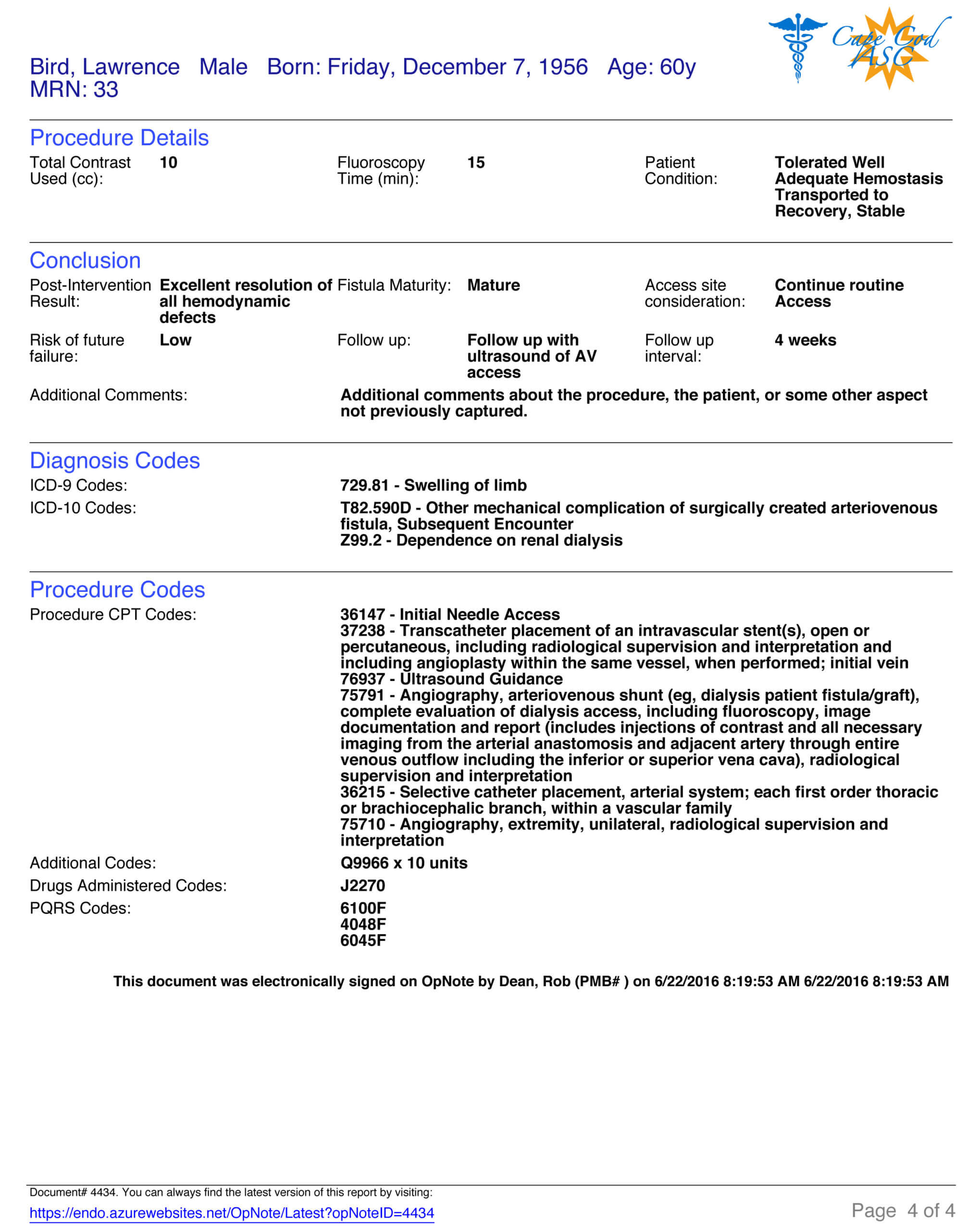 Mtuitive: Surgery For Operative Report Template