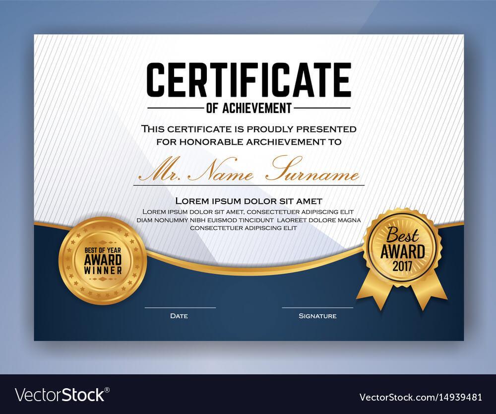 Multipurpose Professional Certificate Template Within Professional Award Certificate Template