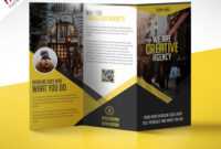 Multipurpose Trifold Business Brochure Free Psd Template within 3 Fold Brochure Template Psd