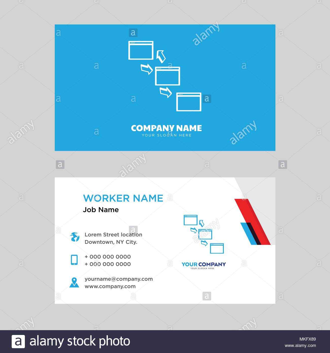 Networking Business Card Design Template, Visiting For Your With Networking Card Template