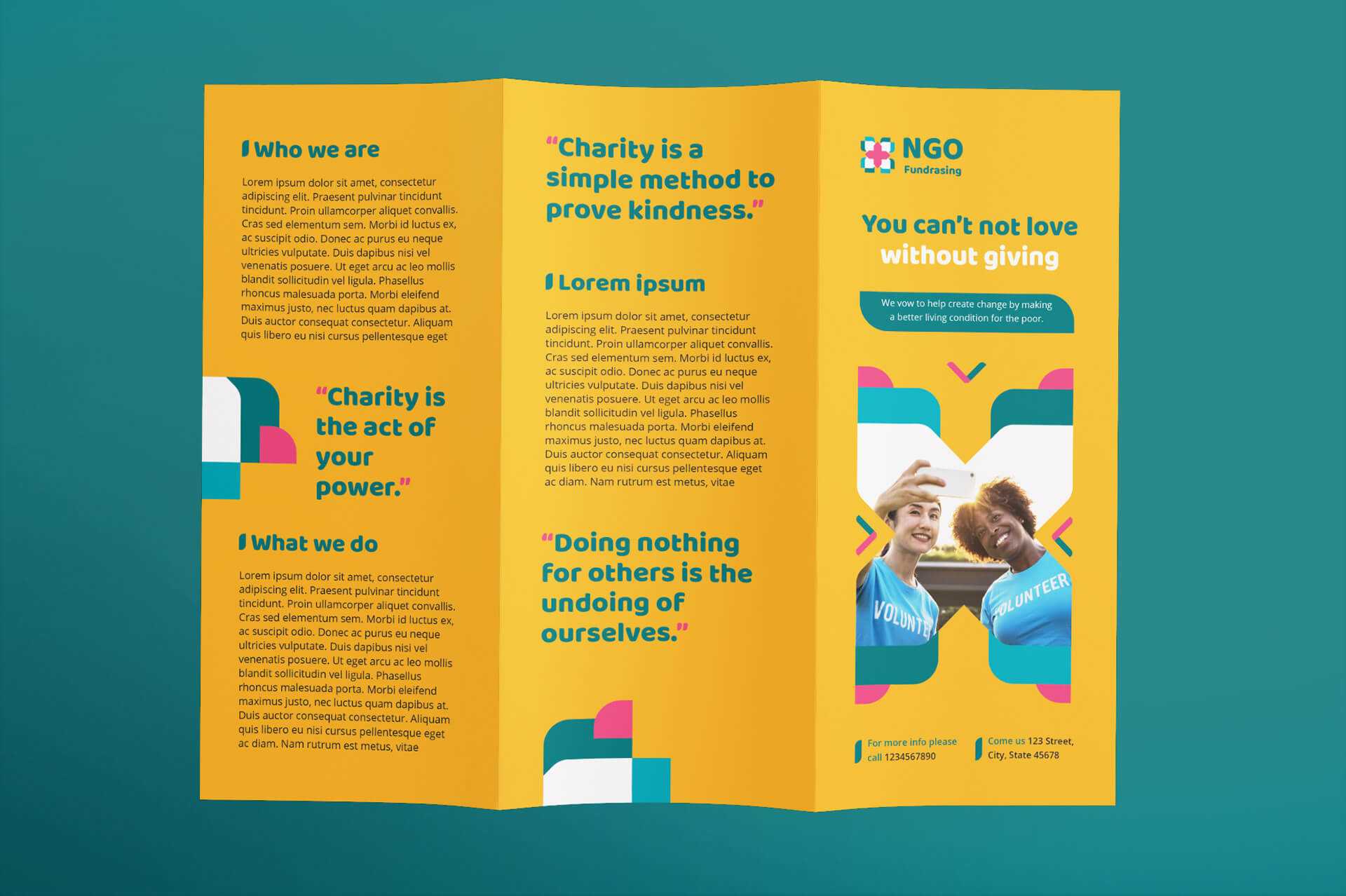 Ngo Templates Suite On Behance With Regard To Ngo Brochure Templates