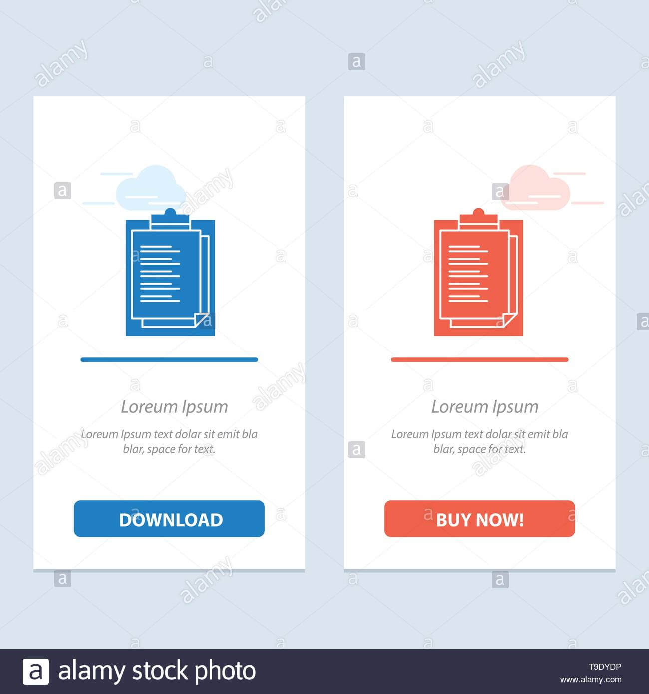 Notepad, Report Card, Result, Presentation Blue And Red With Regard To Result Card Template