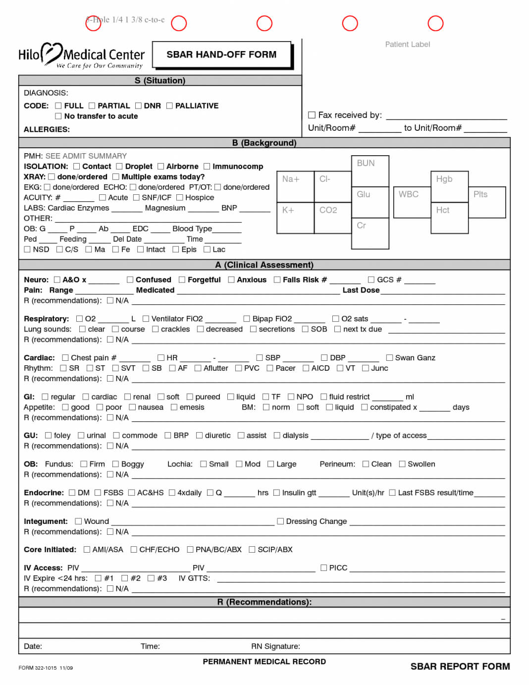 Nursing Shift Eport Template Examples Sbar For Allnurses E2 With Sbar Template Word