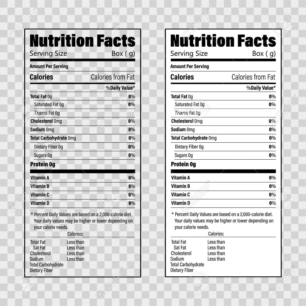 Nutrition Chart Template – Bigit.karikaturize With Regard To Nutrition Label Template Word