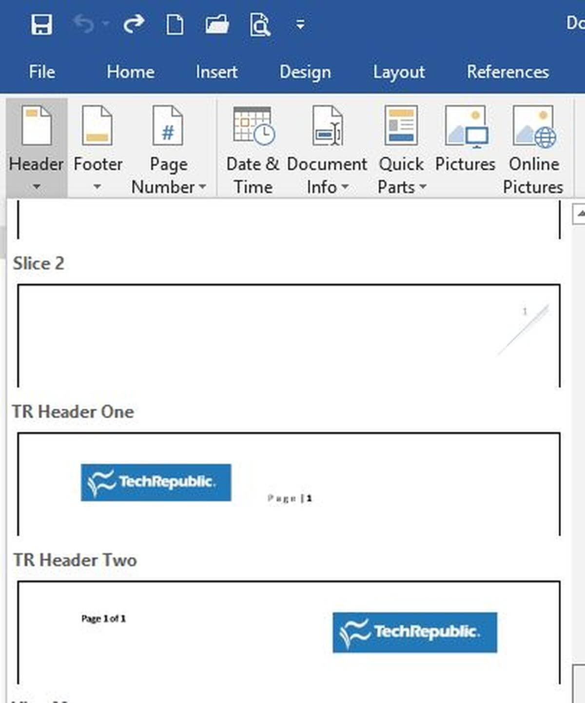Office Q&a: Adding Custom Headers To Word's Headers Gallery With Header Templates For Word