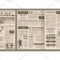 Old Newspaper Template Style Free Photoshop WordPress Pertaining To Blank Newspaper Template For Word