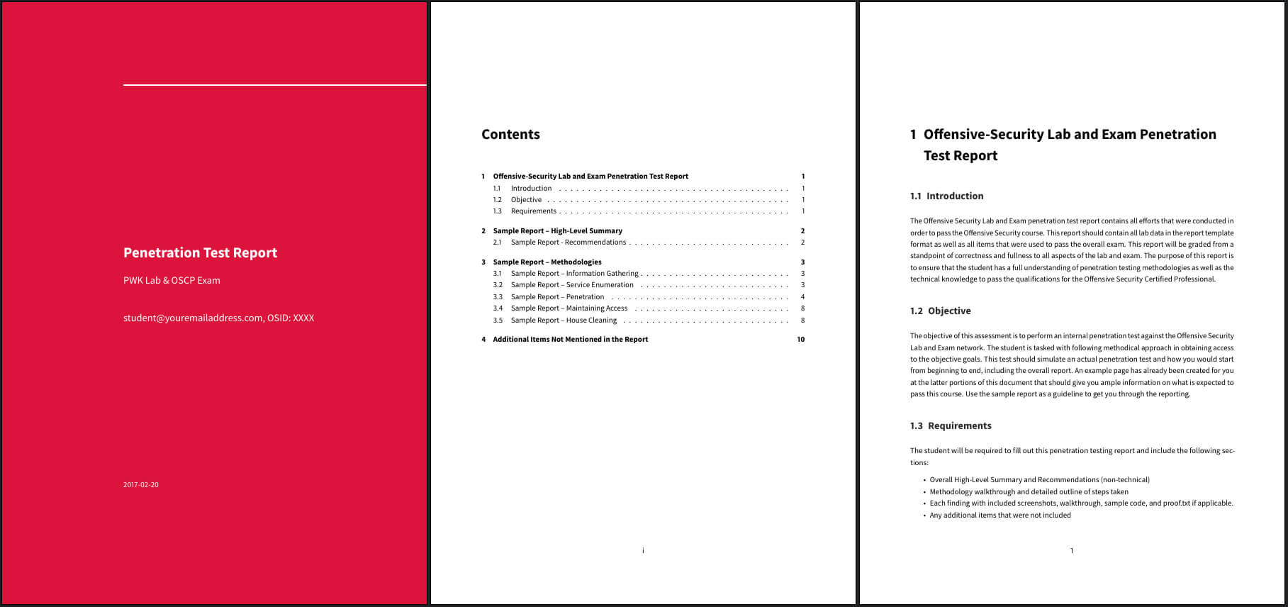 Oscp Exam Report Template In Markdown | Oscp Exam Report In Latex Technical Report Template