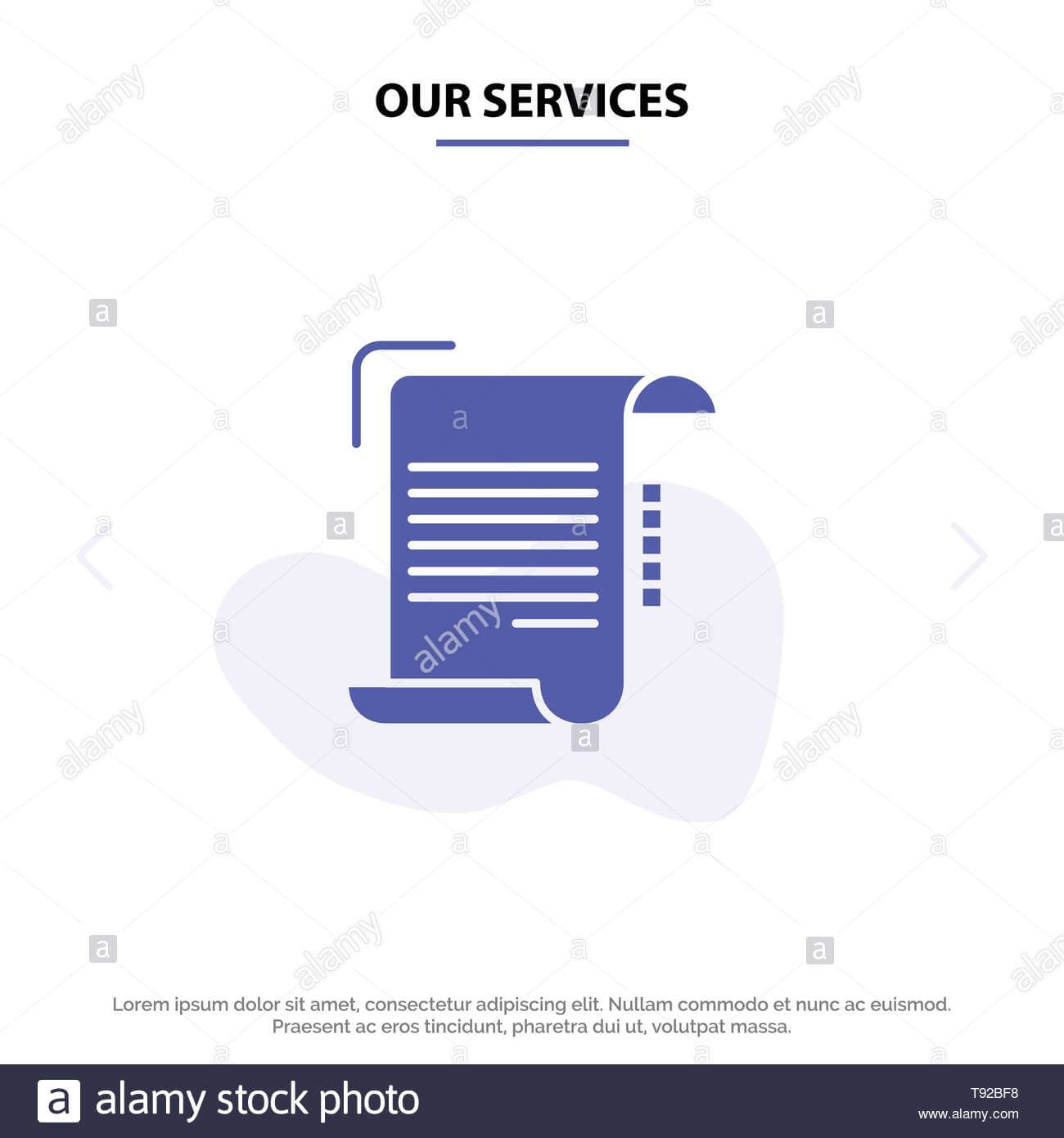 Our Services Document, Report, Note, Paper, Guidelines Solid In Boyfriend Report Card Template