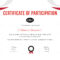 Participation Certificate For Running Template For Running Certificates Templates Free