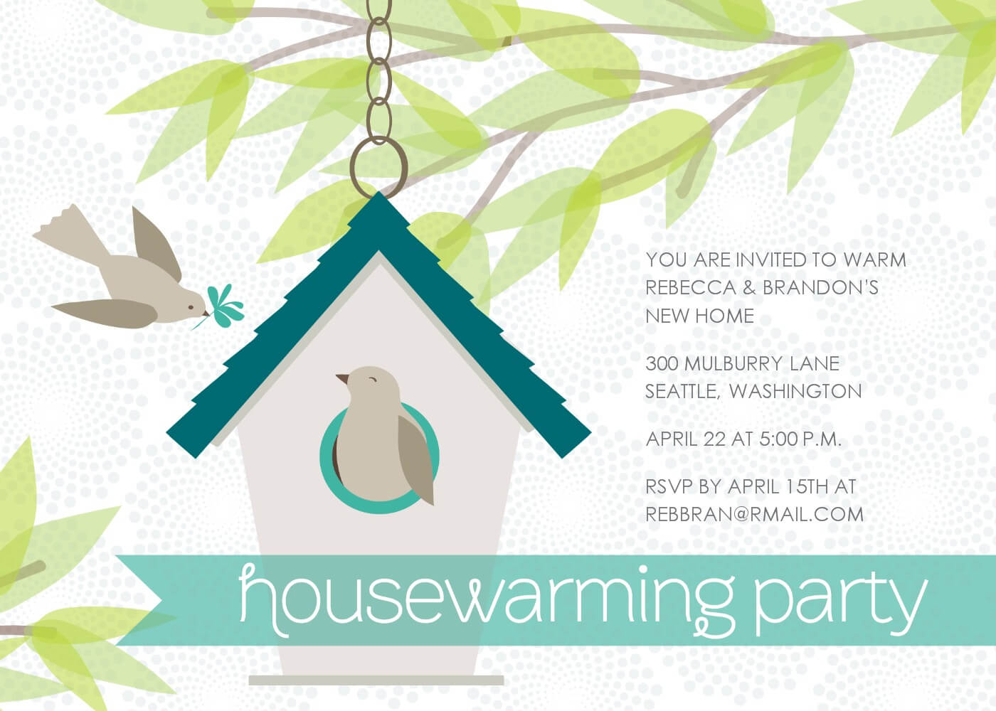 Party Invitation Templates Free Download 7 Innovative Tea In Free Housewarming Invitation Card Template