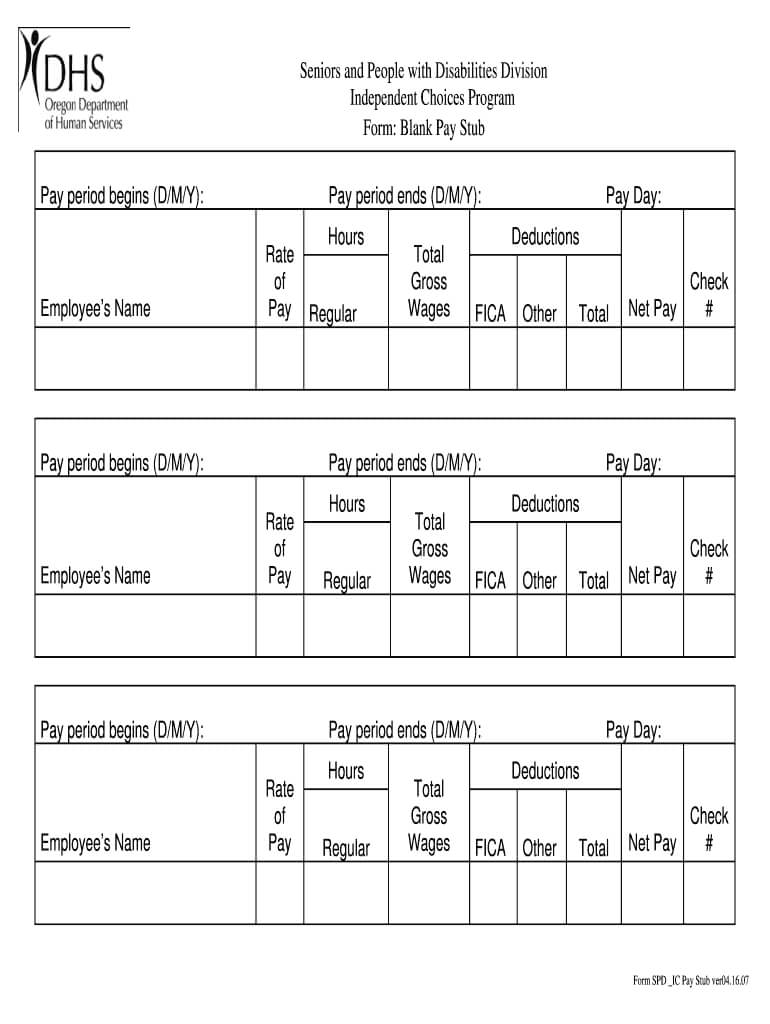 Pdf Filler Pay Stub – Fill Online, Printable, Fillable Within Blank Pay Stubs Template