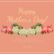 Peach Happy Mother's Day Card Template Pertaining To Mothers Day Card Templates