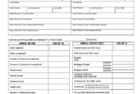 Personal Financial Statement Example - Zohre intended for Blank Personal Financial Statement Template