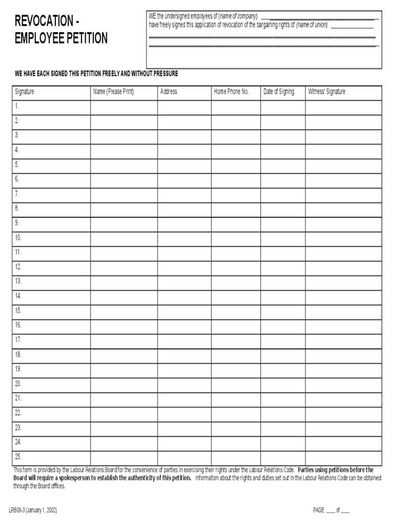 Petition Template – 4 Free Templates In Pdf, Word, Excel Within Blank Petition Template