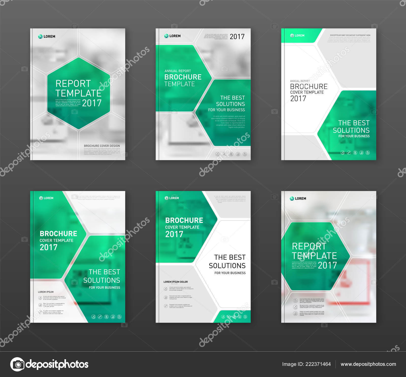 Pharmaceutical Brochure Cover Templates Set. — Stock Vector With Pharmacy Brochure Template Free