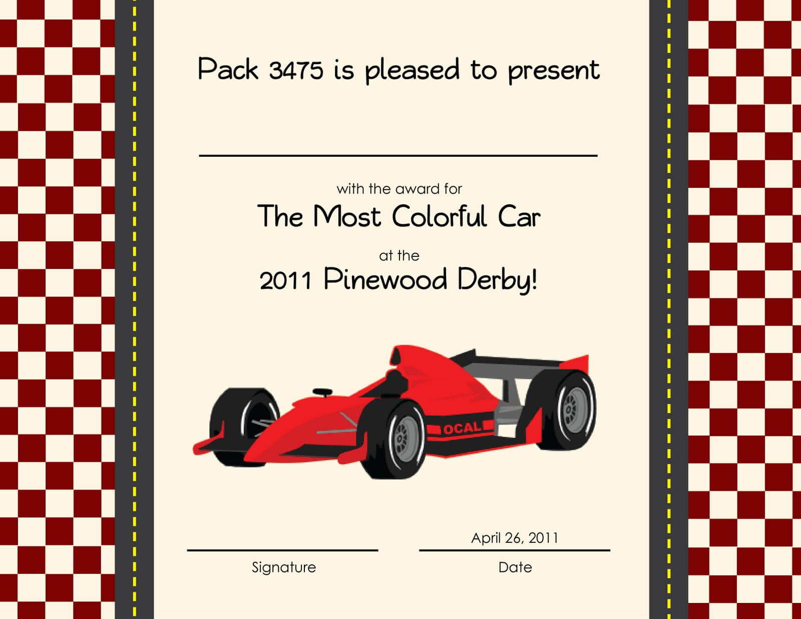 Pinewood Derby Certificate Templates ] – Pinewood Derby Throughout Pinewood Derby Certificate Template